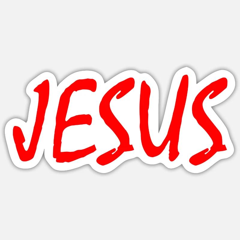 Jesus Sticker size S (10 x 10 cm)