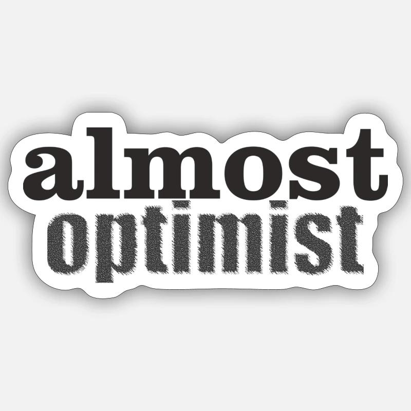 optimist Sticker size S (10 x 10 cm)