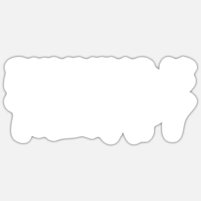 Running Is Therapy - Sticker size S (10 x 10 cm) - white matte