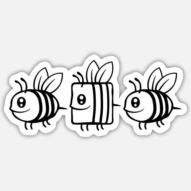 Sticker Größe S (10 x 10 cm) - 