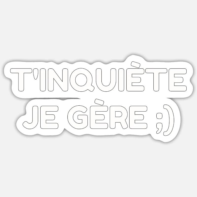Sticker taille S (10 x 10 cm) - 