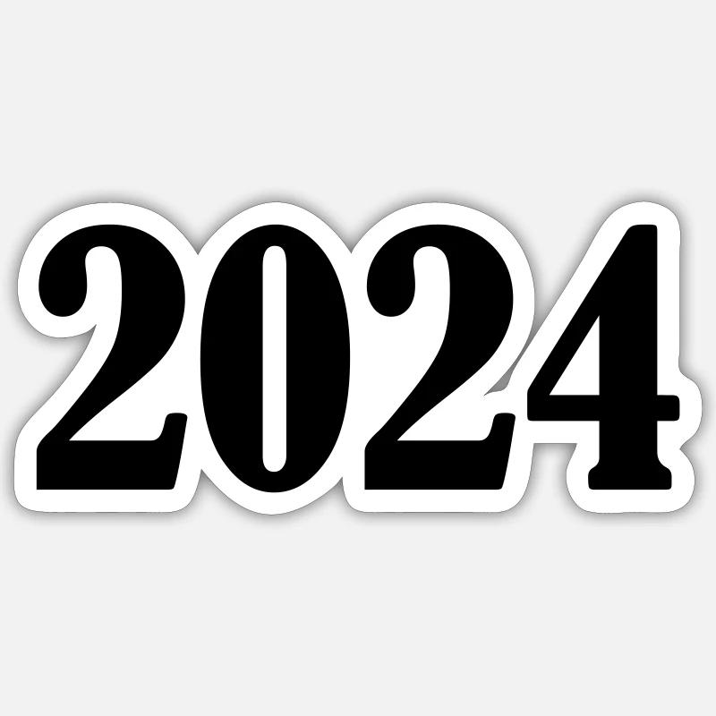 2024 Sticker Größe S (10 x 10 cm)