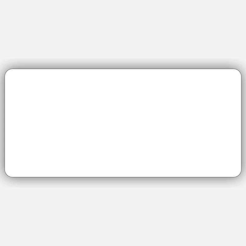 FYI - Sticker taille S (10 x 10 cm) - blanc mat