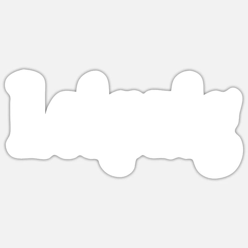 Leipzig - Sticker size S (10 x 10 cm) - white matte