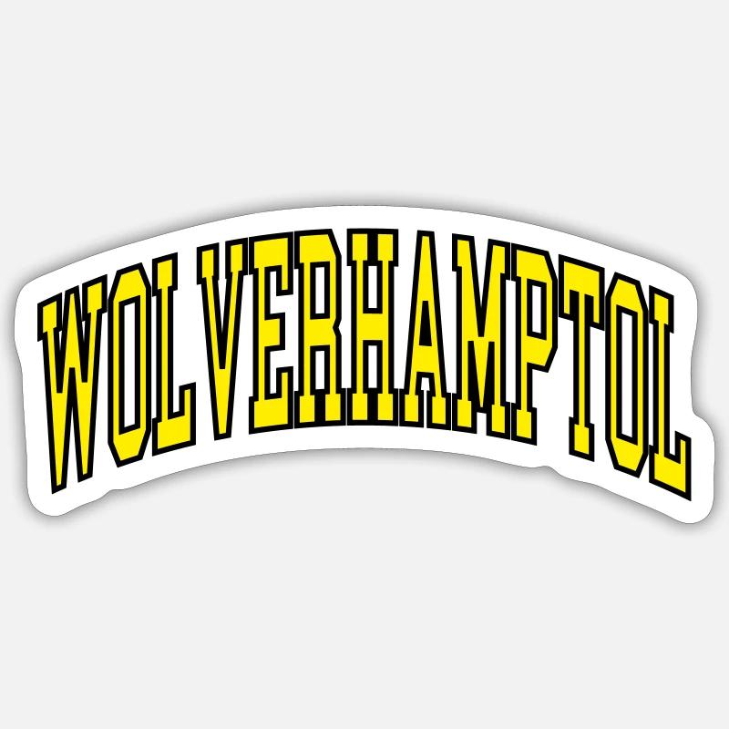 Wolverhamptol - Sticker size S (10 x 10 cm) - white matte
