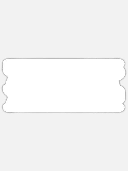 Tabletop Würfel Spiele - Sticker Größe S (10 x 10 cm) - Mattweiß