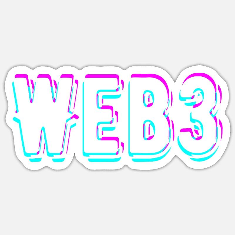 web3 Sticker size S (10 x 10 cm)