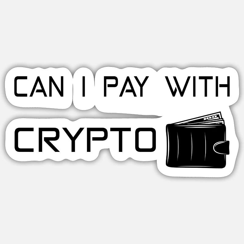 Bitcoin Trading Crypto Stocks - Sticker size S (10 x 10 cm) - white matte