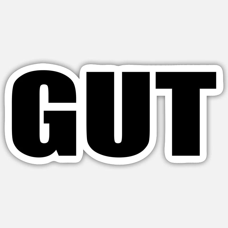 GUT Sticker Größe S (10 x 10 cm)