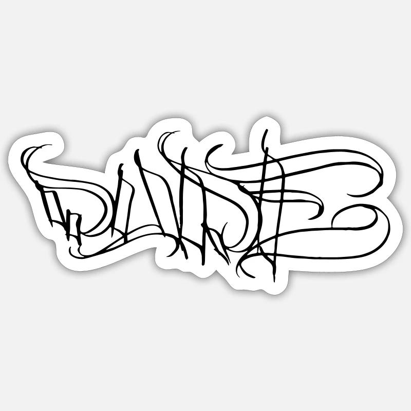 Dude Sticker Größe S (10 x 10 cm)