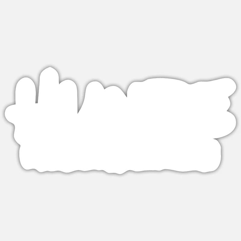 Hunde machen glücklich Sticker Größe S (10 x 10 cm)