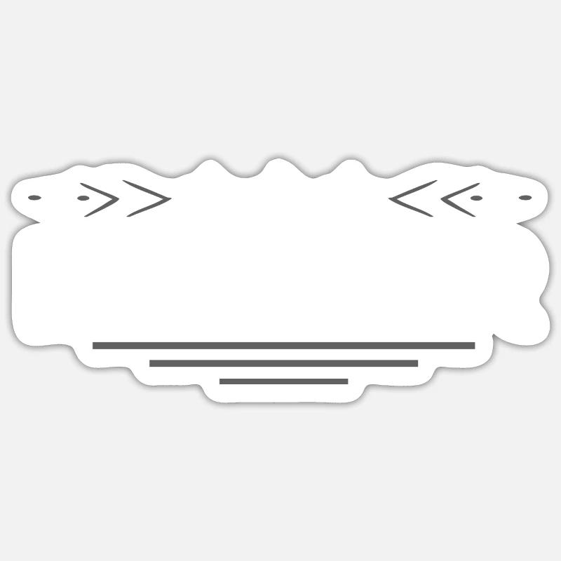 Lehrer Beruf - Sticker Größe S (10 x 10 cm) - Mattweiß