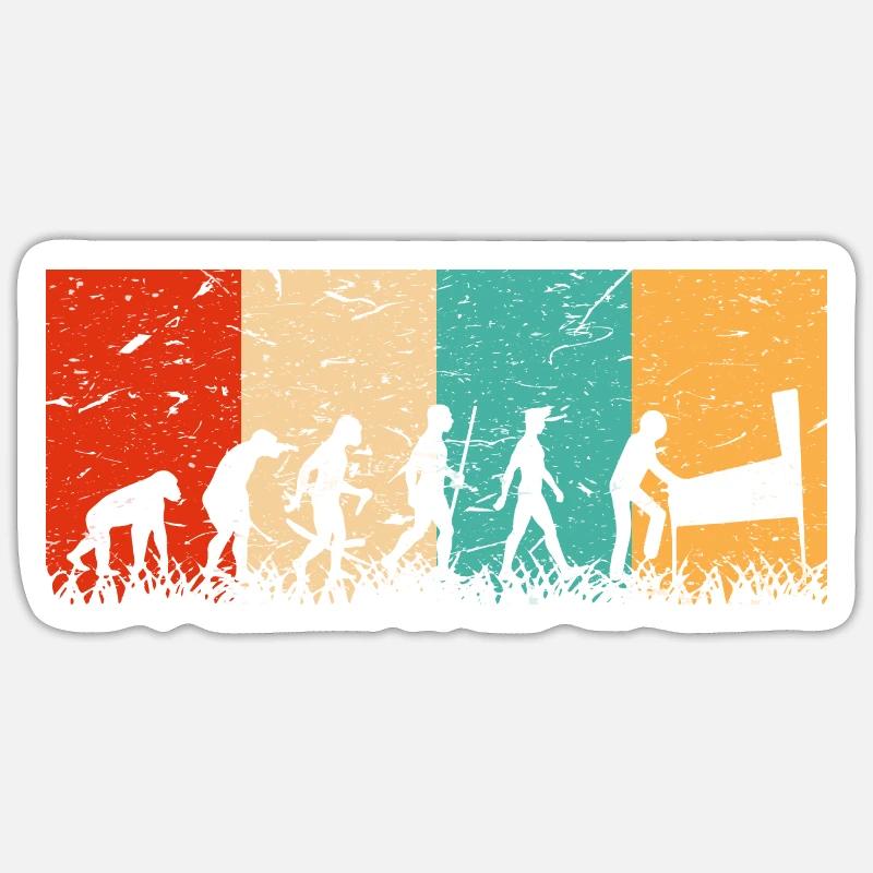 Flipperautomat Entwicklung Pinball Evolution - Sticker Größe S (10 x 10 cm) - Mattweiß