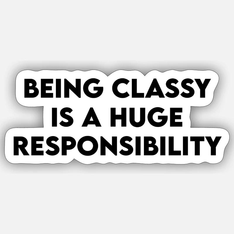 CLASSE Sticker taille S (10 x 10 cm)