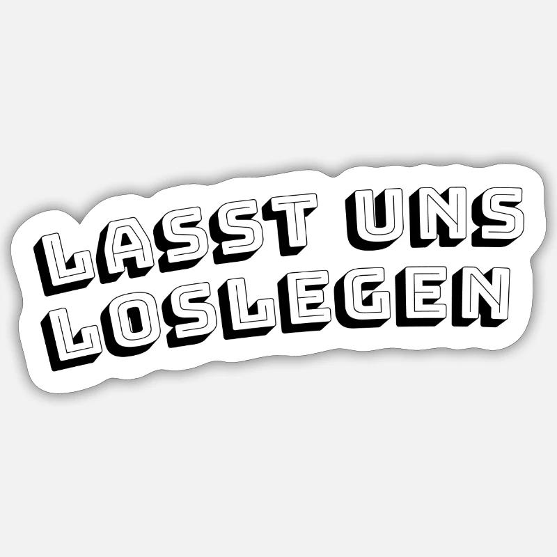 Sticker Größe S (10 x 10 cm) - 
