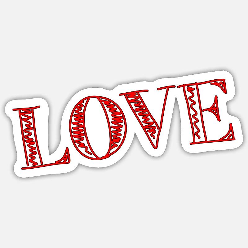 LOVE,JUST MARRIED,VIVE LES MARIES,EVJF,COUPLE - Sticker taille S (10 x 10 cm) - blanc mat