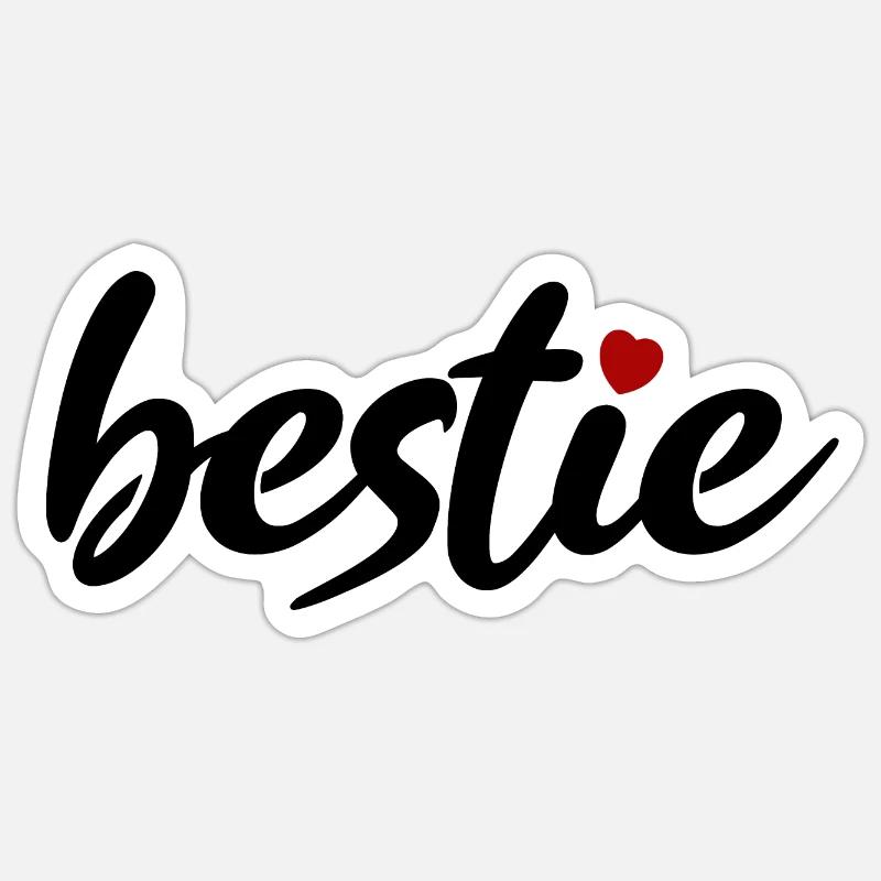 beast - Sticker size S (10 x 10 cm) - white matte