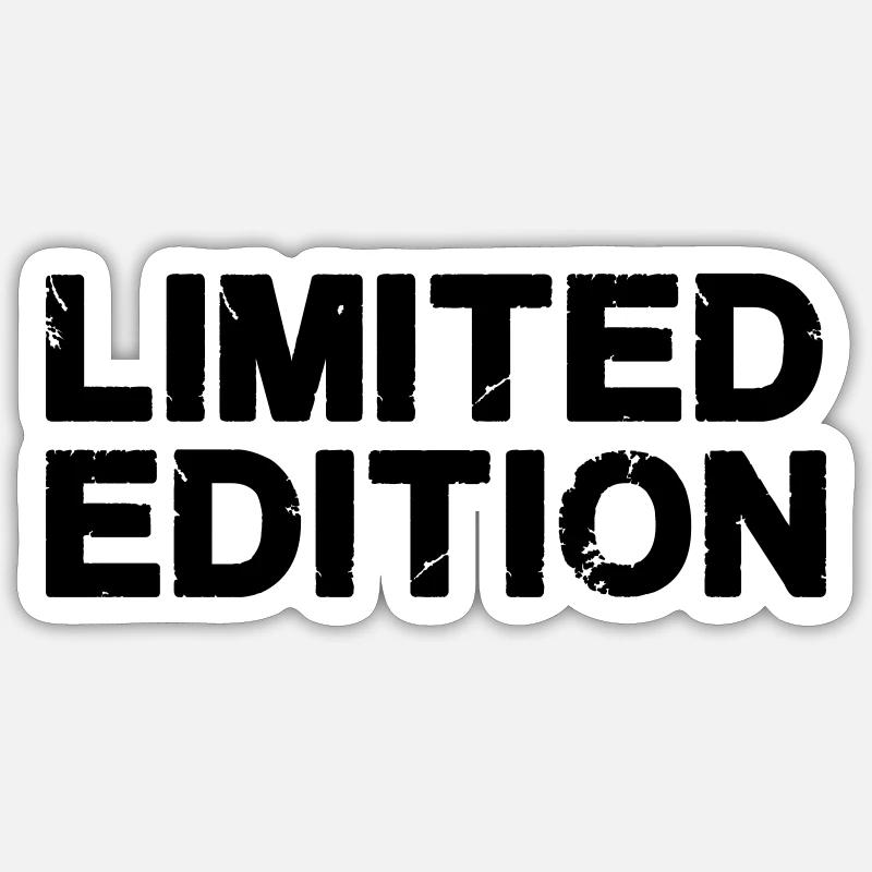 limited edition - Sticker Größe S (10 x 10 cm) - Mattweiß