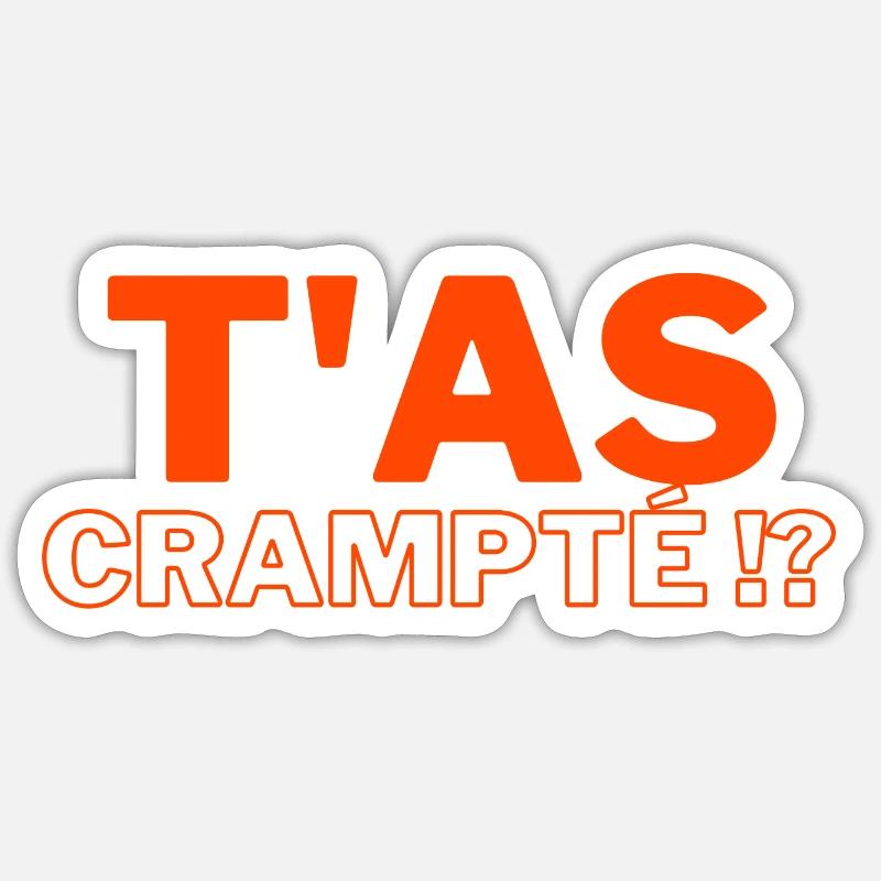 T'as crampté ? D2 Sticker taille S (10 x 10 cm)
