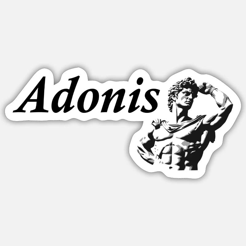 Adonis Sticker size S (10 x 10 cm)