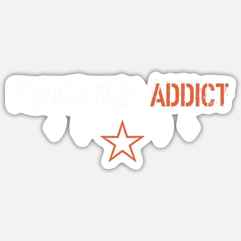 Formation addict Sticker taille S (10 x 10 cm)