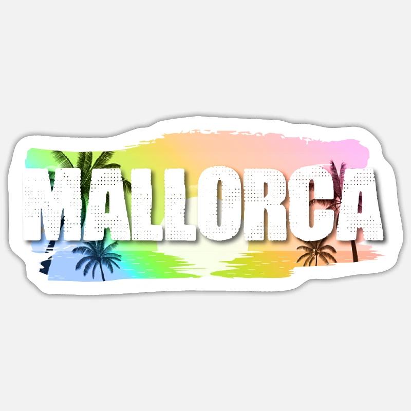 Majorque Sticker taille S (10 x 10 cm)
