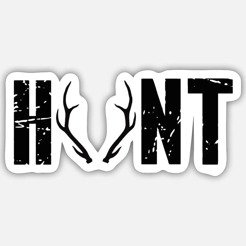Hunt Sticker Größe S (10 x 10 cm)