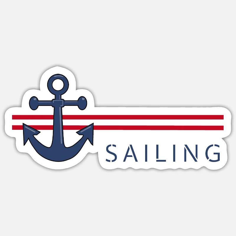 sailing Sticker Größe S (10 x 10 cm)