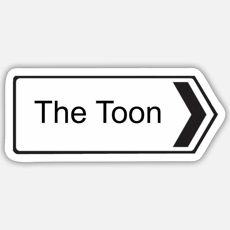 toon 2 - Sticker size S (10 x 10 cm) - white matte