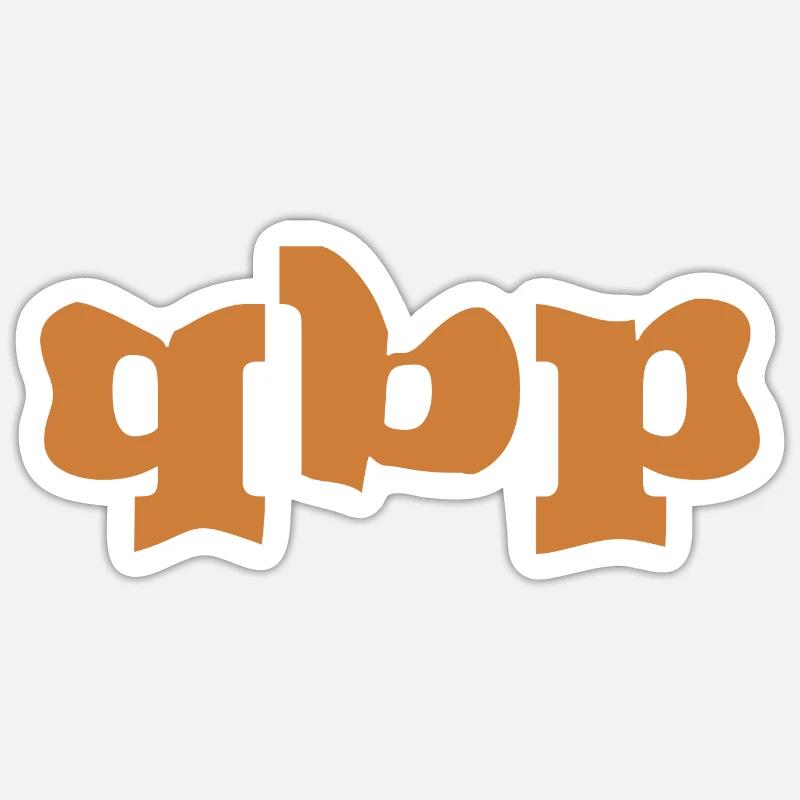 qbp - Sticker size S (10 x 10 cm) - white matte