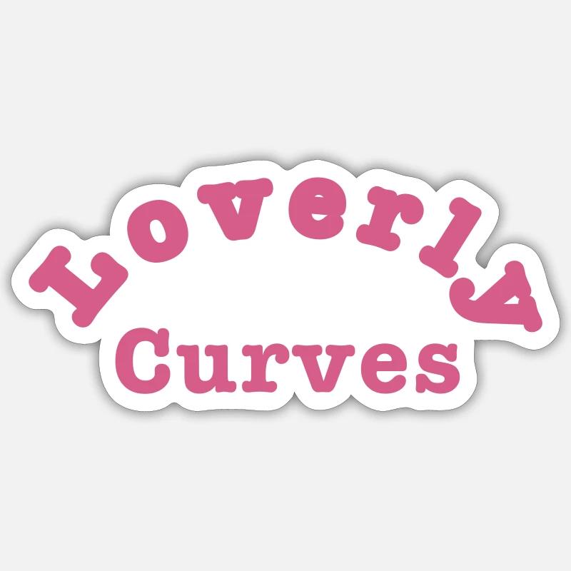 Loverly Curves v3 Sticker size S (10 x 10 cm)