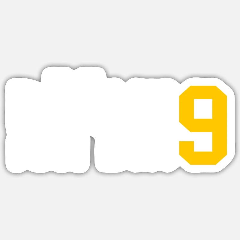 9. Geburtstag Geschenk Junge Mädchen - Sticker Größe S (10 x 10 cm) - Mattweiß