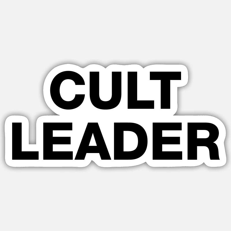 CULT LEADER Sticker size S (10 x 10 cm)