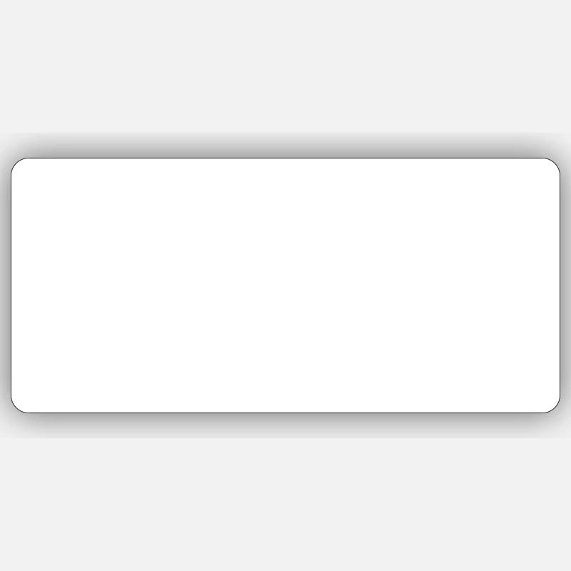 Nom - Ben - Sticker taille S (10 x 10 cm) - blanc mat