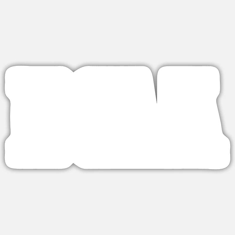 Name - Dea - Sticker size S (10 x 10 cm) - white matte