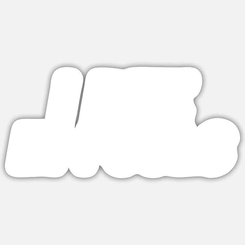 I pee in Pools - Sticker size S (10 x 10 cm) - white matte