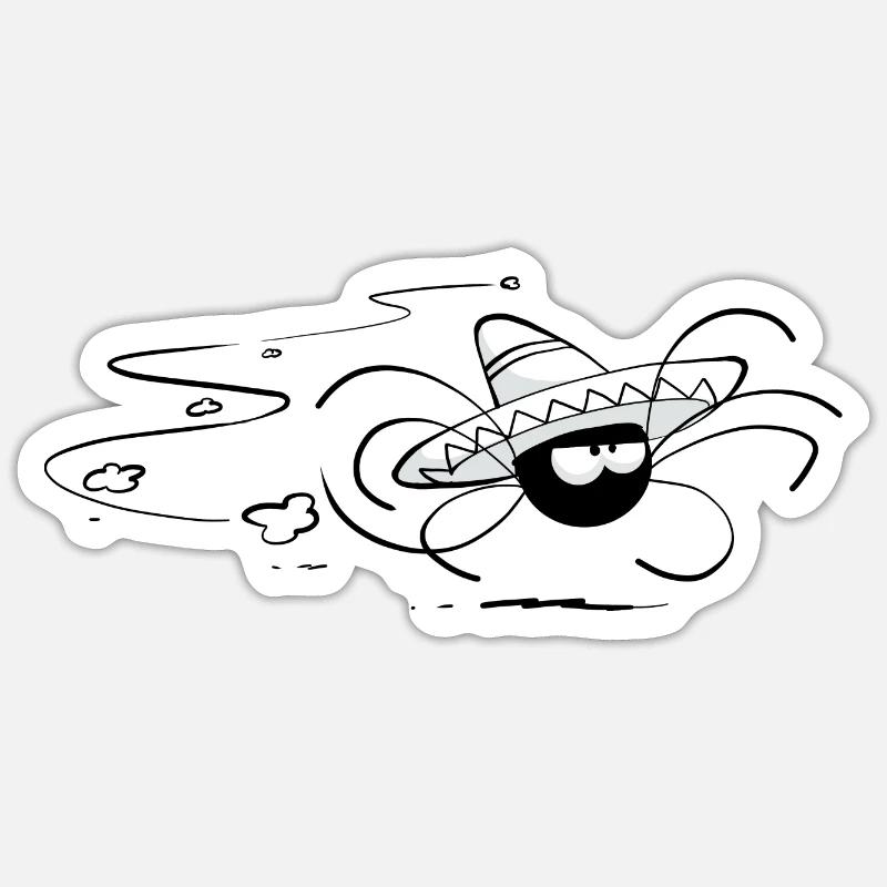 Beth die Spinne - Spider Gonzales Sticker Größe S (10 x 10 cm)