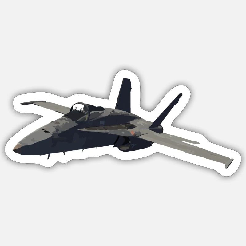 F-18 Sticker Größe S (10 x 10 cm)