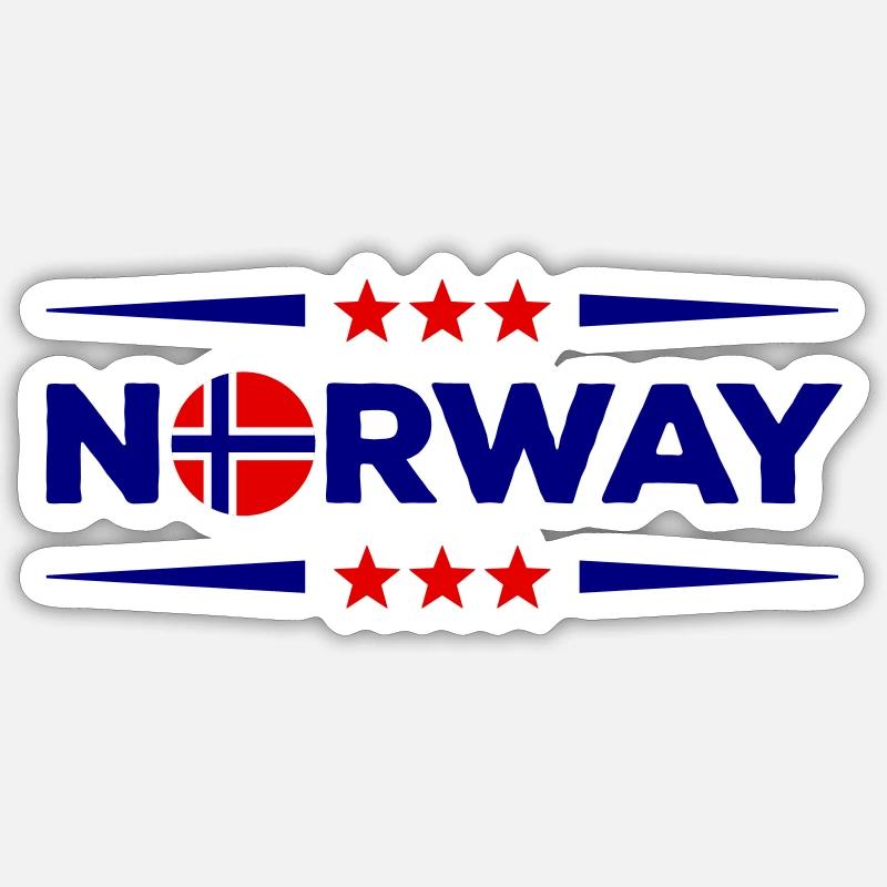 Norway Sticker size S (10 x 10 cm)