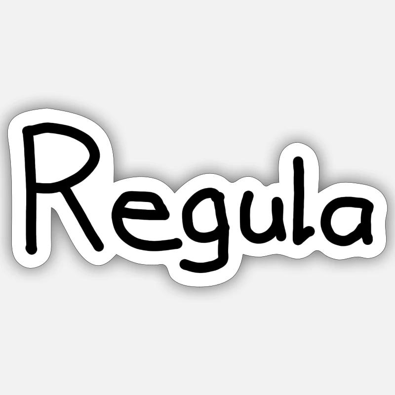 Regula Sticker size S (10 x 10 cm)