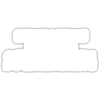 Leben - Sticker Größe S (10 x 10 cm) - Mattweiß - Vorne