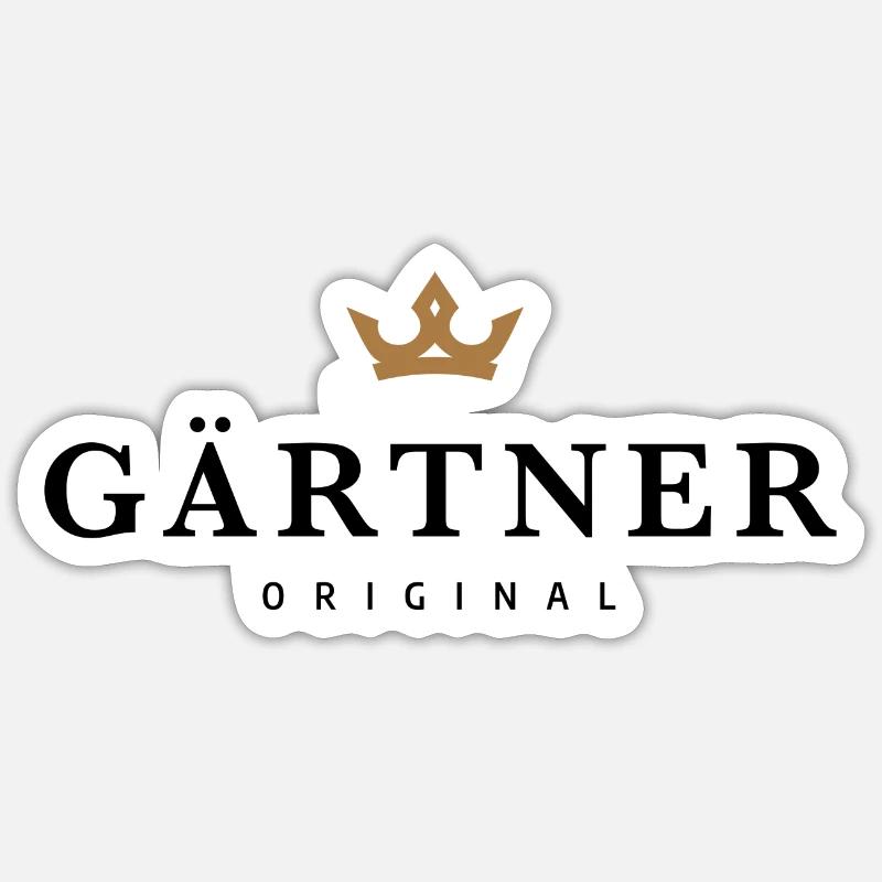 Gärtner Sticker Größe S (10 x 10 cm)
