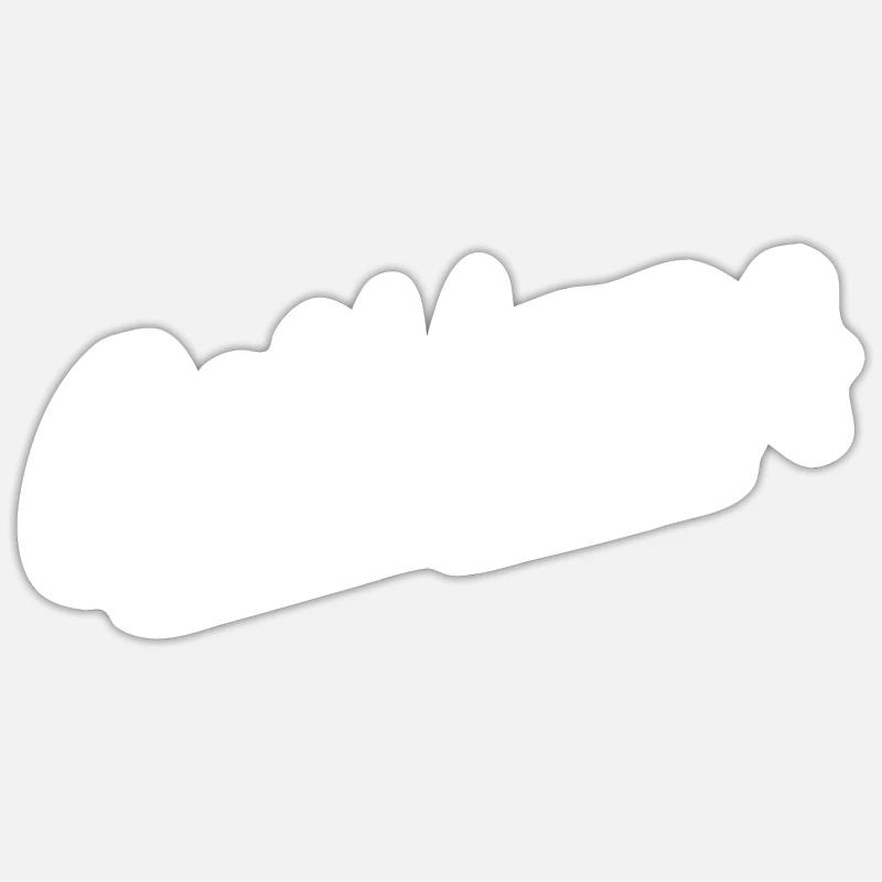 Caillera - Sticker taille S (10 x 10 cm) - blanc mat