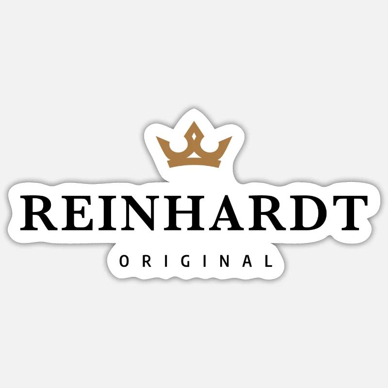 Reinhardt - Sticker Größe S (10 x 10 cm) - Mattweiß