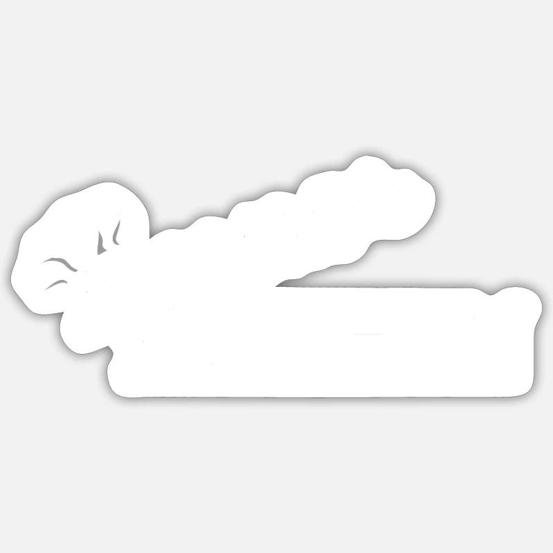 MOMMY´s KITCHEN - Sticker Größe S (10 x 10 cm) - Mattweiß