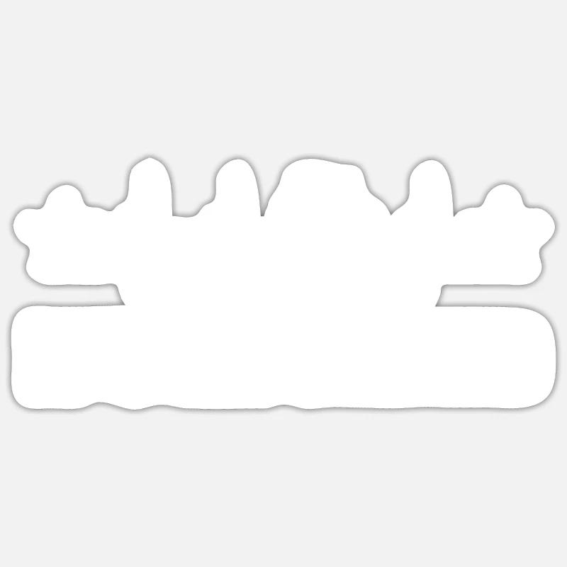 Traktor - Sticker Größe S (10 x 10 cm) - Mattweiß
