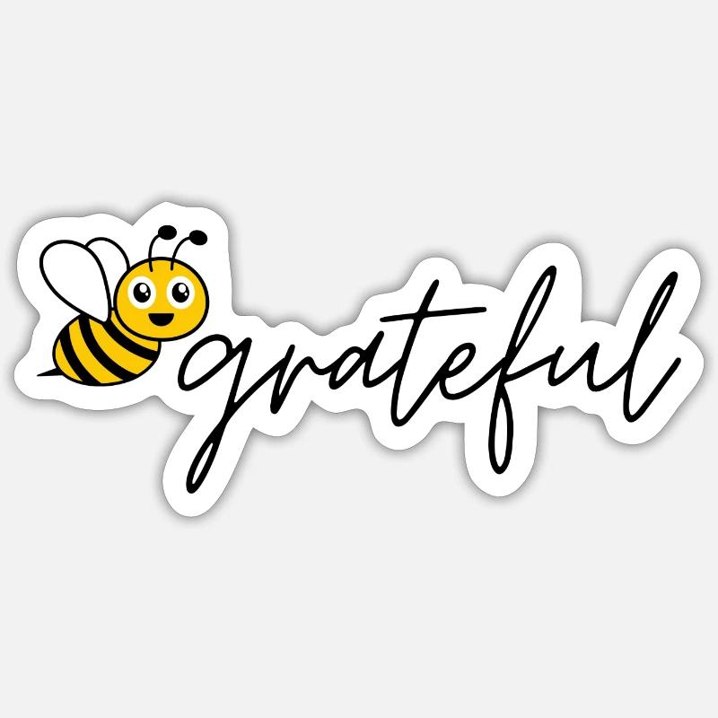 BE GRATEFUL Sticker size S (10 x 10 cm)