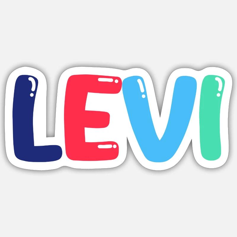 Nom - Levi Sticker taille S (10 x 10 cm)