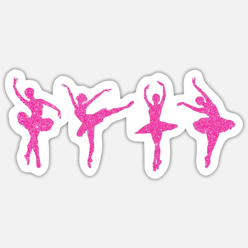 Ballet ballet Sticker taille S (10 x 10 cm)