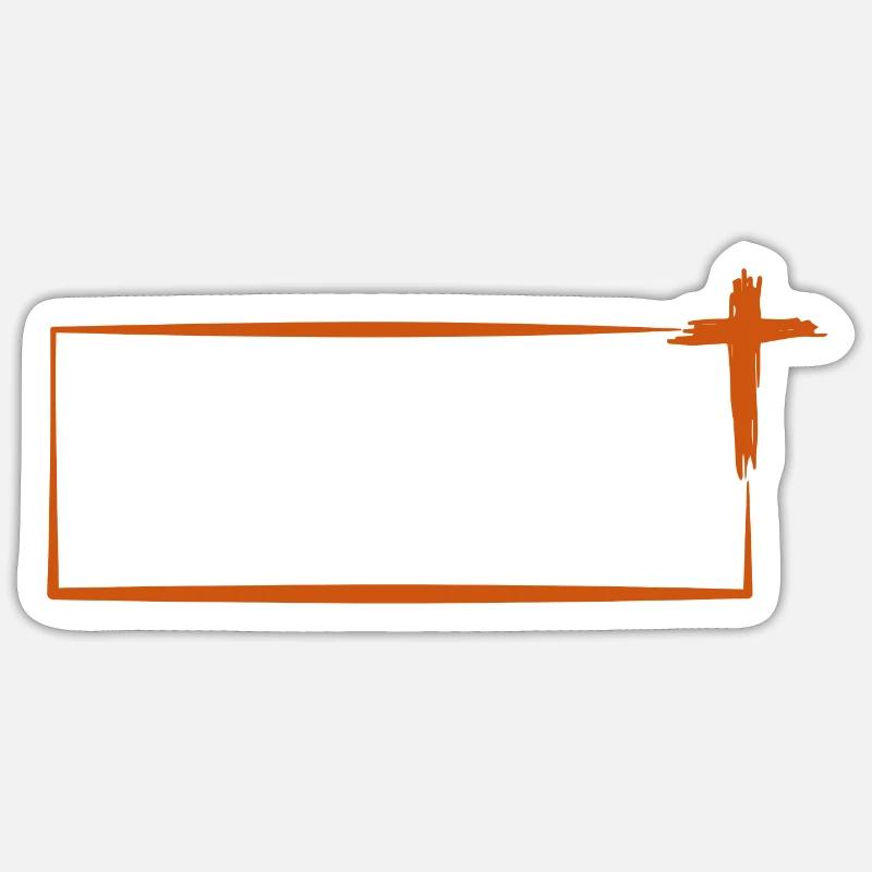 Botschaften aus der Bibel Just forgiven - Sticker Größe S (10 x 10 cm) - Mattweiß